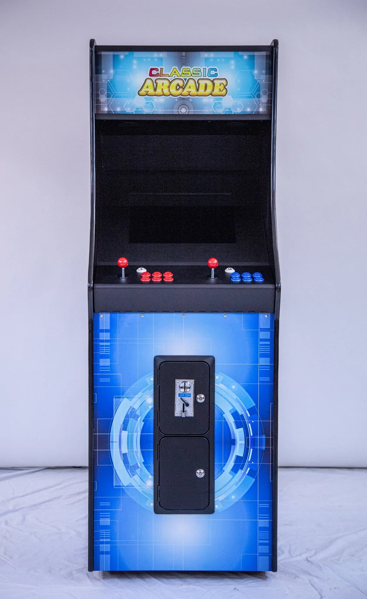 Full-Sized Upright Arcade Game with 60 Classic Games