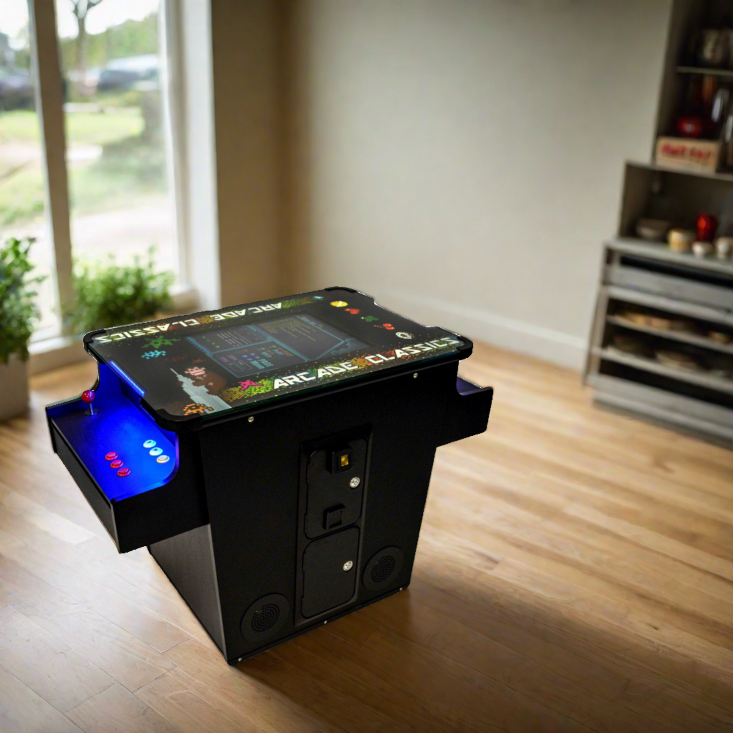 Full-sized Cocktail Table Arcade Game with 456 Classic and Golden Age Games!